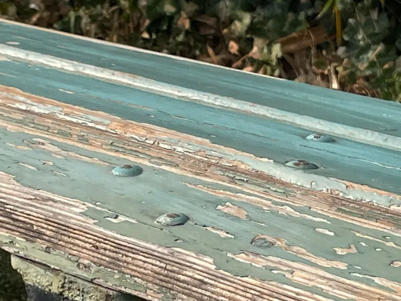 New Pamono French Public Garden Bench, 1950s