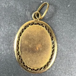 Pamono French Raphaels Cherub 18k Yellow Gold Charm Pendant, 1890s><noscript><img width=