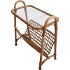 Pamono French Rattan Magazine Rack, 1975> Magazine Racks