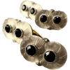 Sale Pamono French Rock Crystal Onyx and Diamond 18k Yellow Gold Platinum Cufflinks, 1920s, Set of 2