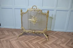Pamono French Rococo Brass Fire Guard><noscript><img width=