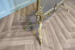 Pamono French Rococo Brass Fire Guard><noscript><img width=