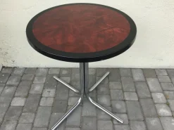 Pamono French Round Garden Table from SM, 1990s> Garden Tables