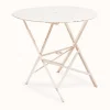 Clearance Pamono French Round Metal Garden Table, 1940s