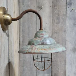 Outlet Pamono French Rusty Copper Outdoor Barn Lamp Light