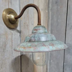 Outlet Pamono French Rusty Copper Outdoor Barn Lamp Light