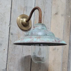 Outlet Pamono French Rusty Copper Outdoor Barn Lamp Light