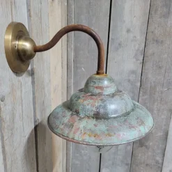 Outlet Pamono French Rusty Copper Outdoor Barn Lamp Light