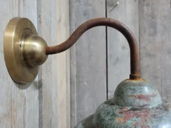 Outlet Pamono French Rusty Copper Outdoor Barn Lamp Light