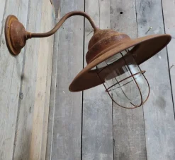 Pamono French Rusty Outdoor Barn Lamp Light> Garden Lighting