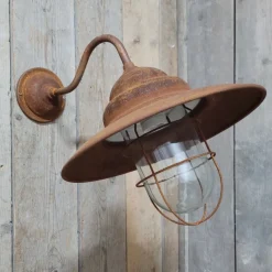 Pamono French Rusty Outdoor Barn Lamp Light><noscript><img width=