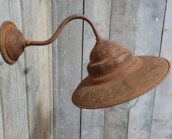 Pamono French Rusty Outdoor Barn Lamp Light><noscript><img width=