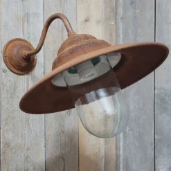 Pamono French Rusty Outdoor Barn Lamp Light><noscript><img width=