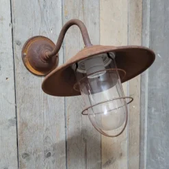 Pamono French Rusty Outdoor Barn Lamp Light><noscript><img width=