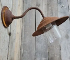 Pamono French Rusty Outdoor Barn Lamp Light><noscript><img width=