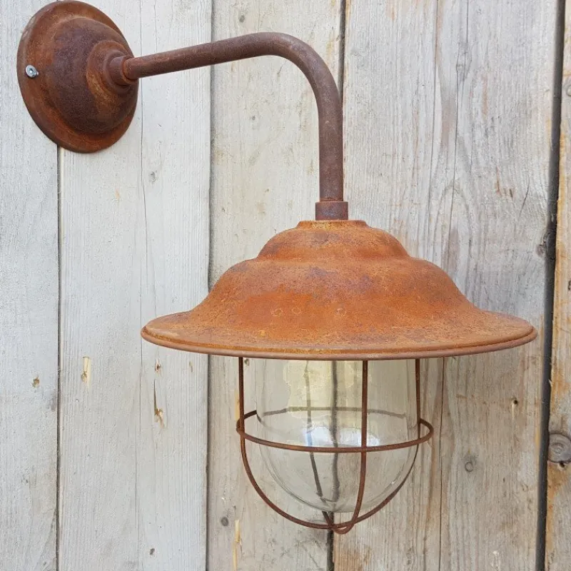 Best Pamono French Rusty Outdoor Barn Lamp Light