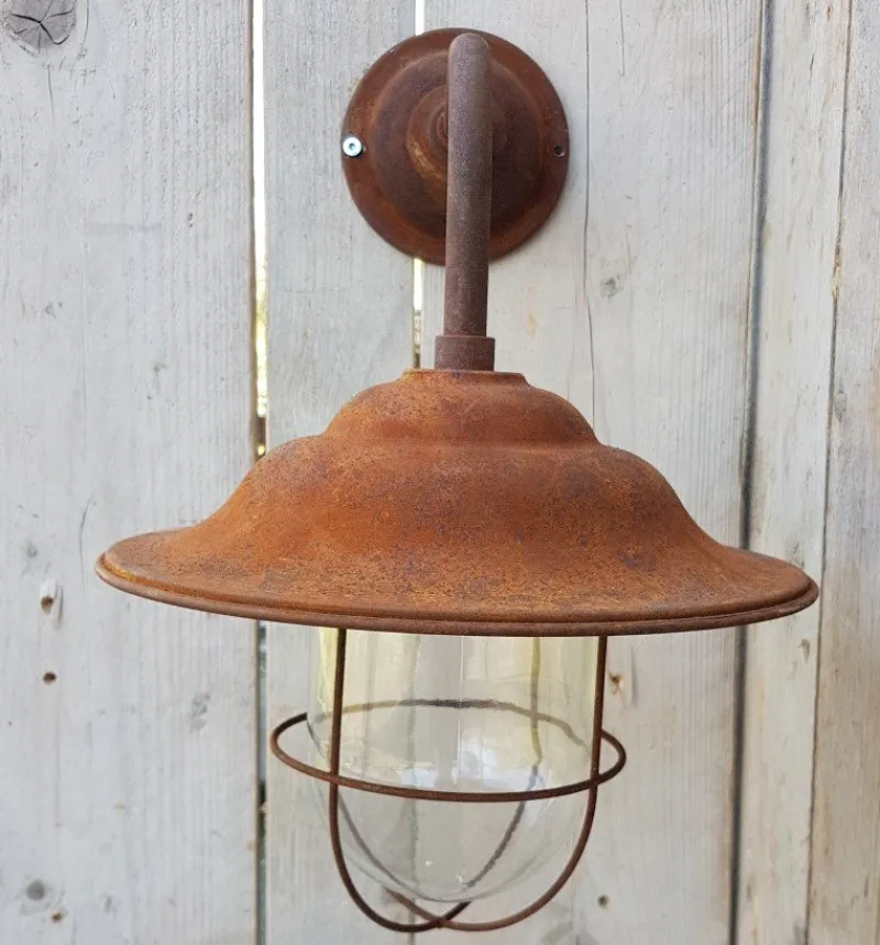 Best Pamono French Rusty Outdoor Barn Lamp Light