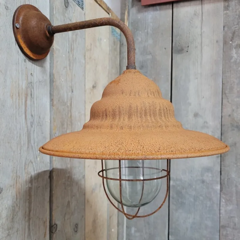 Pamono French Rusty Outdoor Barn Lamp Light> Garden Lighting