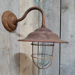 Pamono French Rusty Outdoor Barn Lamp Light> Garden Lighting