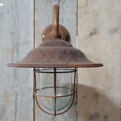 Pamono French Rusty Outdoor Barn Lamp Light><noscript><img width=