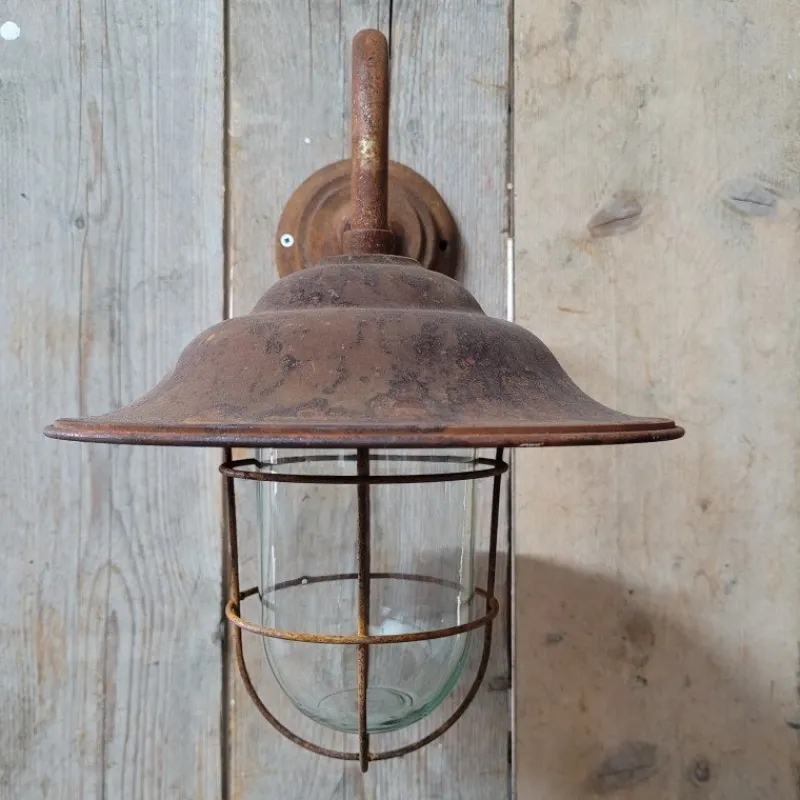 Pamono French Rusty Outdoor Barn Lamp Light> Garden Lighting