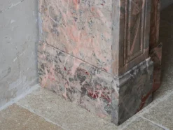 Pamono French Sarrancolin Marble Modillion Fireplace, 1890s><noscript><img width=