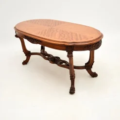 Pamono French Satinwood Coffee Table, 1920s><noscript><img width=