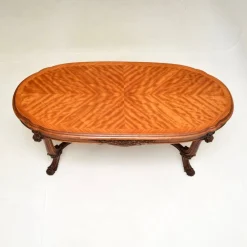 Pamono French Satinwood Coffee Table, 1920s><noscript><img width=