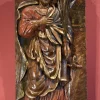 Sale Pamono French School Artist, High Relief of Saint Barbara, 1500s-1600s, Oak