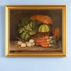Pamono French School Artist, Kitchen Still Life, Oil Painting on Canvas, Late 19th Century, Framed> Old Masters|Classical