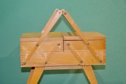 Pamono French Sewing Box with Removable Legs, 1960s