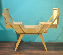 Pamono French Sewing Box with Removable Legs, 1960s