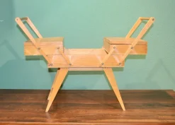 Pamono French Sewing Box with Removable Legs, 1960s