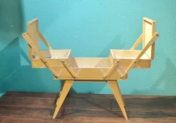 Pamono French Sewing Box with Removable Legs, 1960s