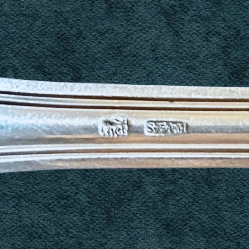 Pamono French Silver Plated Fish Cultery Filets Pattern by Sfam Lorfèvrerie De Chambly, 1920, Set of 12> Cutlery & Serving Utensils