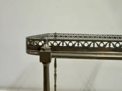 Pamono French Silvered Drinks Trolley, 1960s><noscript><img width=