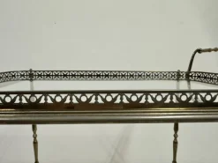 Pamono French Silvered Drinks Trolley, 1960s><noscript><img width=