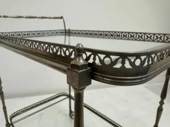 Pamono French Silvered Drinks Trolley, 1960s><noscript><img width=