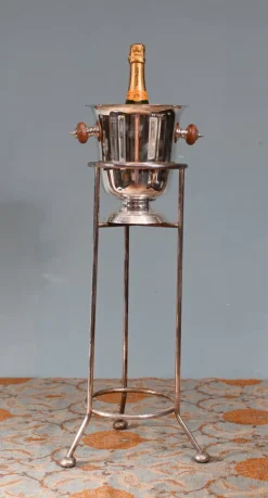Discount Pamono French Silver-Plated Champagne Stand Bucket