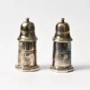 Pamono French Silver-Plated Salt and Pepper Shakers from Christofle, 1970s, Set of 2> Salt & Pepper Shakers