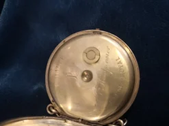 Online Pamono French Sterling Silver Pocket Watch with Chain