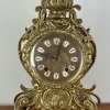 Hot Pamono French Style Clock in Gilt Brass