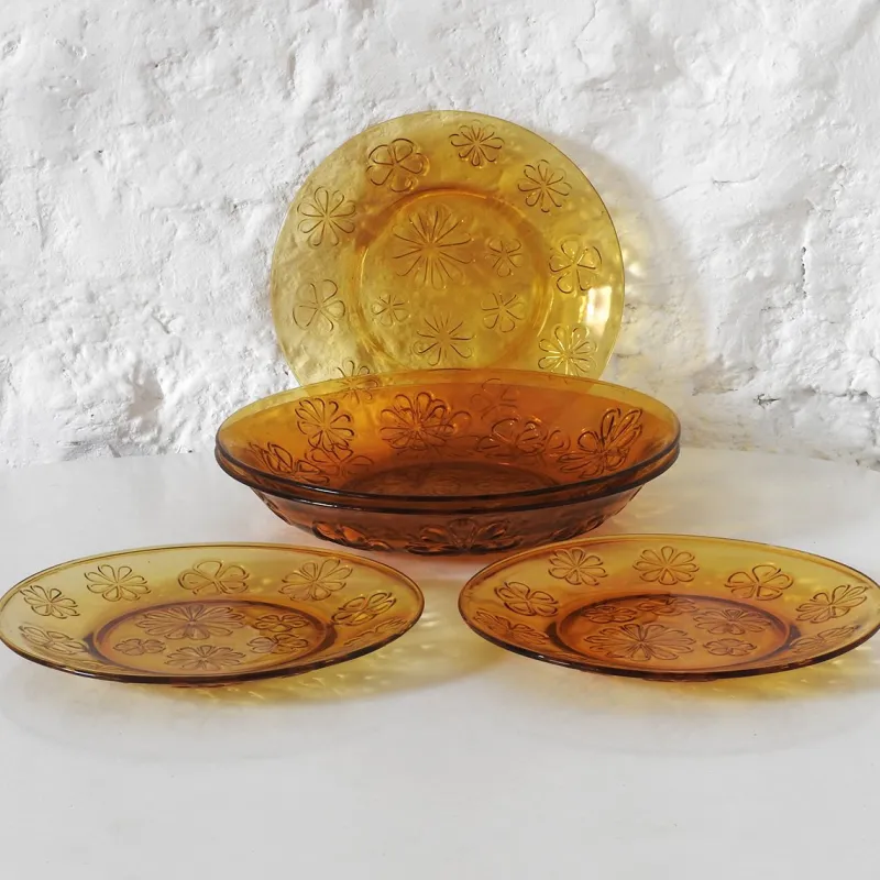New Pamono French Tableware from Vereco, 1970s, Set of 5