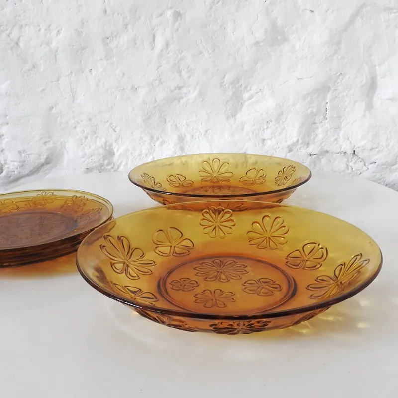 New Pamono French Tableware from Vereco, 1970s, Set of 5