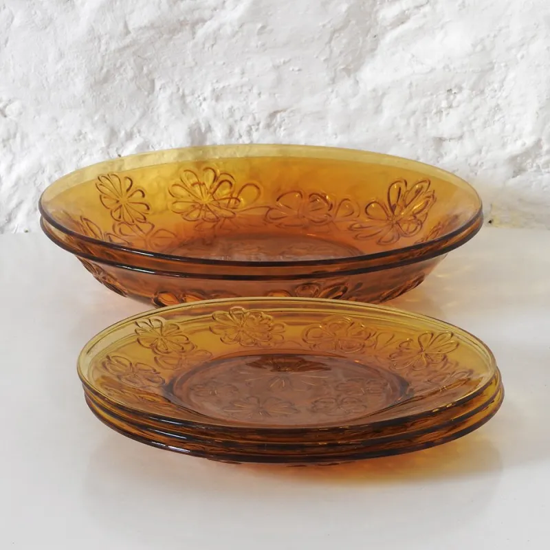 New Pamono French Tableware from Vereco, 1970s, Set of 5