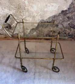 Pamono French Trolley in the style of Maison Bagués><noscript><img width=