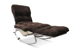 Pamono French Tubular Rocking Chair with Chrome Frame from Lama, 1970s><noscript><img width=