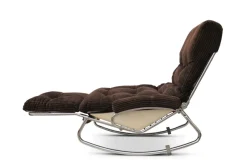 Pamono French Tubular Rocking Chair with Chrome Frame from Lama, 1970s><noscript><img width=