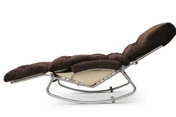 Pamono French Tubular Rocking Chair with Chrome Frame from Lama, 1970s><noscript><img width=