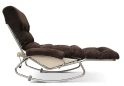 Pamono French Tubular Rocking Chair with Chrome Frame from Lama, 1970s><noscript><img width=